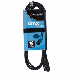 ADJ ACCU CABLE™ AC3PDMX10 - 10ft 3 Pin DMX Cable