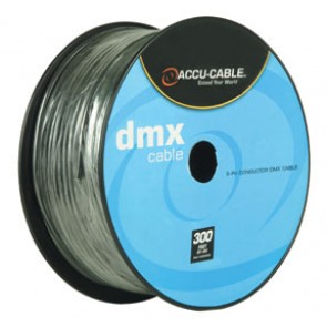 AC3CDMX300 - 300ft Spool, 3 Conductor DMX Accu Cable
